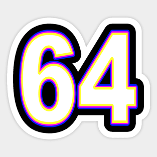 64 Sticker